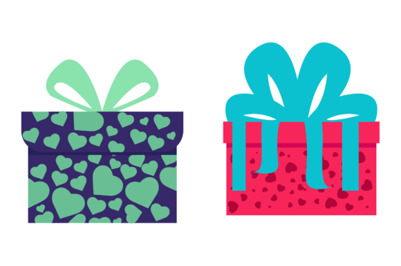 Christmas Gift Box Illustrations for Digital Sellers