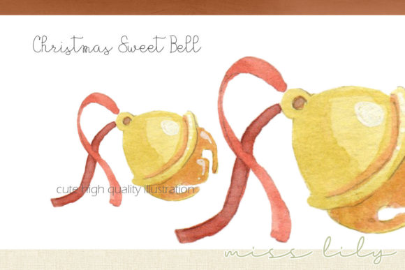 Christmas Jingle Bell Illustration for Design Projects