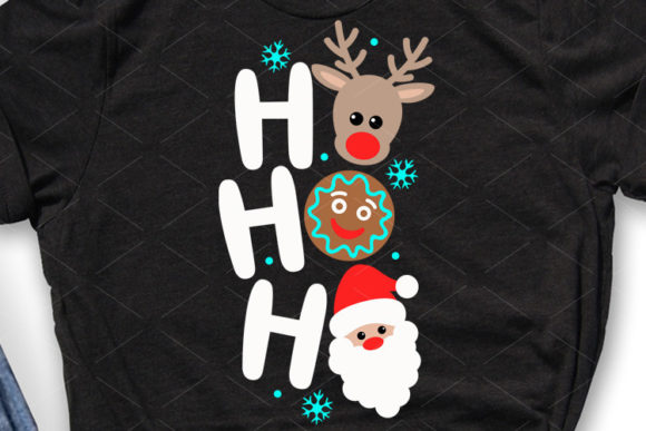 Hohoho Christmas Santa Cookies Reindeer