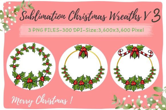 Sublimation Christmas Wreaths V3 Review