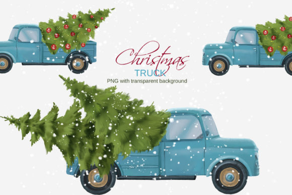 Vintage Pickup, Blue Christmas Truck Embroidery Review